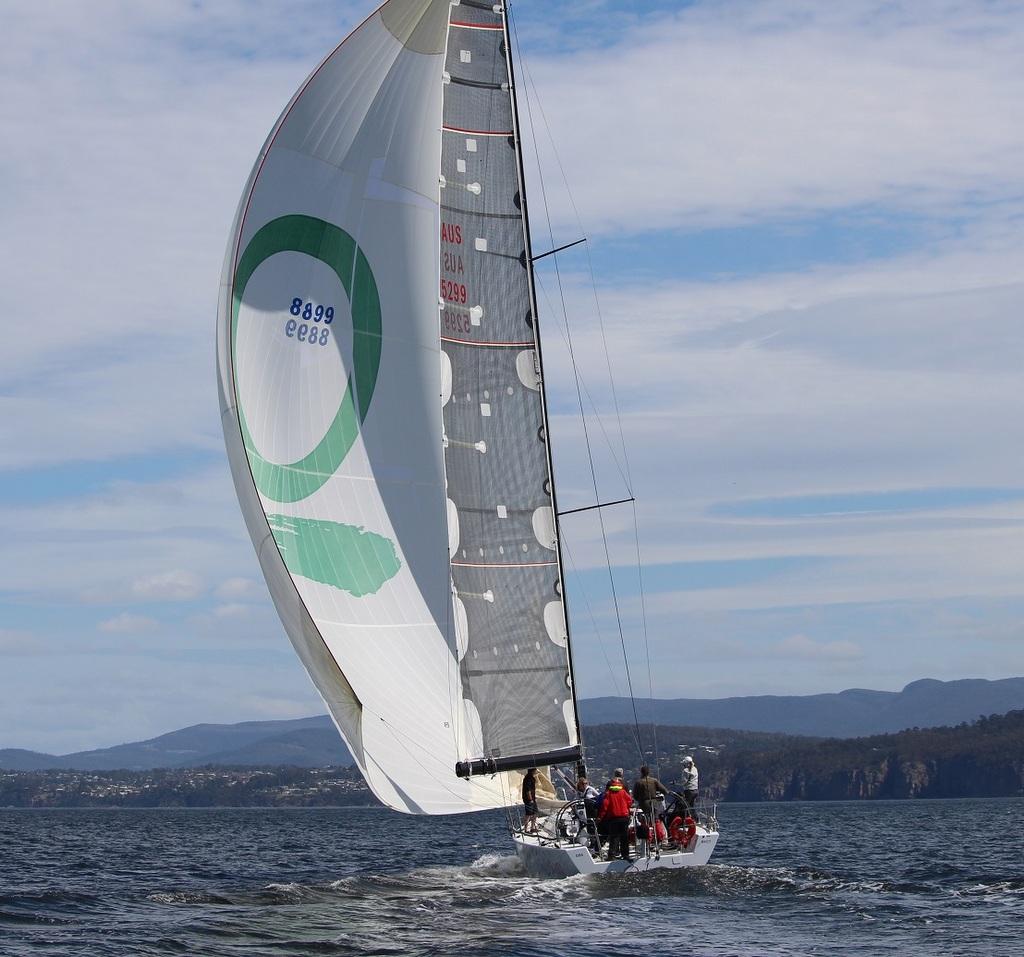 Michael Pritchard’s Cookson 50 Oskana…Maria Island will their trial for the Sydney Hobart.  ©  Peter Watson